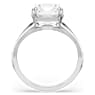 Stilla cocktail ring, Octagon cut, White, Rhodium plated - Swarovski, 5697985