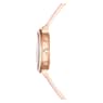 Matrix Tennis Chrono Uhr, Schweizer Produktion, Lederarmband, Rosa, Roségoldfarbenes Finish - Swarovski, 5698300