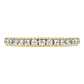 Eternity band ring, Lab-grown diamonds 0.4 ct tw, Round shape, 14K yellow gold - Swarovski, 5698337