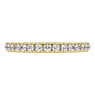 Eternity bandring, Laboratorium-diamanten 0,4 ct tw, Ronde vorm, 18K geelgoud - Swarovski, 5698346