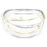 Hyperbola choker, Mixed cuts, White, Mixed metal finish - Swarovski, 5698477