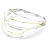 Hyperbola choker, Mixed cuts, White, Mixed metal finish - Swarovski, 5698477