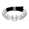 Choker Lucent, Tăietură octogonală, Alb, Placat cu rodiu - Swarovski, 5698527