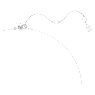 Hyperbola 펜던트, 믹스 컷, 화이트, 로듐 플래팅 - Swarovski, 5698547
