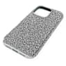 High smartphone case, iPhone® 16 Pro, Silver Tone - Swarovski, 5698778