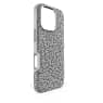 High smartphone case, iPhone® 16 Pro, Silver Tone - Swarovski, 5698778