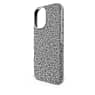High smartphone case, iPhone® 16, Silver tone - Swarovski, 5698779