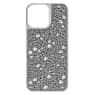 High smartphone case, Scattered design, iPhone® 16 Pro Max, Silver tone - Swarovski, 5698784