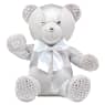 Build-A-Bear Birthstone Bear, Sammlerstück mit Swarovski® Kristallen, Teddybär, April, Silberfarben - Swarovski, 5698809