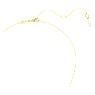 Snake 펜던트, 크리스털 펄, 믹스 컷, 크리스털 펄, 뱀의 해, 화이트, 골드 톤 플래팅 - Swarovski, 5698887