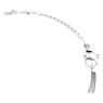 Snake 브레이슬릿, 믹스 컷, 뱀의 해, 화이트, 로듐 플래팅 - Swarovski, 5698892