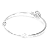 Snake 브레이슬릿, 믹스 컷, 뱀의 해, 화이트, 로듐 플래팅 - Swarovski, 5698892