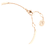 Idyllia bangle, Mixed cuts, Flower, Pink, Rose gold-tone plated - Swarovski, 5699082