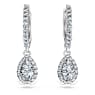 Orecchini pendenti Eternity, Diamanti creati in laboratorio 1,25 ct tw, Forme miste, Oro bianco 18 K - Swarovski, 5699186