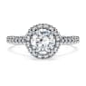 Eternity 헤일로 솔리테어 링, 랩 그로운 다이아몬드 1.33ct tw, 라운드 쉐입, 18K 화이트 골드 - Swarovski, 5699193