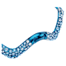 Gargantilla Sublima, Tallas mixtas, Azul, Acabado en azul - Swarovski, 5699521
