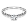 Eternity 솔리테어 링, 랩 그로운 다이아몬드 0.7ct tw, 라운드 쉐입, 18K 화이트 골드 - Swarovski, 5699560
