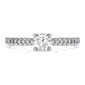 Eternity 솔리테어 링, 랩 그로운 다이아몬드 0.7ct tw, 라운드 쉐입, 18K 화이트 골드 - Swarovski, 5699560
