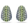 Sublima drop earrings, Round cut, Small, Multicolored, Ruthenium plated - Swarovski, 5699565