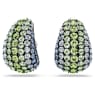 Sublima drop earrings, Round cut, Small, Multicolored, Ruthenium plated - Swarovski, 5699565