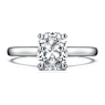 Eternity 單鑽戒指, 總重 1 克拉培育鑽石, 八邊形, 18K 金（白色) - Swarovski, 5699589