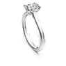 Eternity solitaire ring, Lab-grown diamonds 1 ct tw, Octagon shape, 18K white gold - Swarovski, 5699591