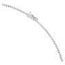 Collana Eternity Tennis, Diamanti creati in laboratorio 3 ct tw, Forma rotonda, Oro bianco 18 K - Swarovski, 5699795