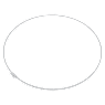 Eternity Tennis necklace, Lab-grown diamonds 3 ct tw, Round shape, 18K white gold - Swarovski, 5699796