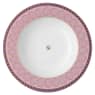 Signum soup plate, Porcelain, Pink - Swarovski, 5699990