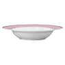 Signum soup plate, Porcelain, Pink - Swarovski, 5699990