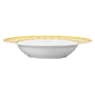 Signum soup plate, Porcelain, Yellow - Swarovski, 5699991