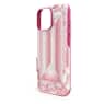 High smartphone case, Crystal print motif, iPhone® 16 Pro Max, Pink - Swarovski, 5700009