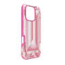 High smartphone case, Crystal print motif, iPhone® 16 Pro, Pink - Swarovski, 5700010