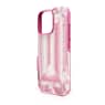 High smartphone case, Crystal print motif, iPhone® 16 Pro, Pink - Swarovski, 5700010