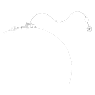 Dextera pendant, Round cut, Sphere and cube, White, Rhodium plated - Swarovski, 5700288