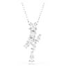 Pendentif Matrix, Tailles variées, Blanc, Métal rhodié - Swarovski, 5700420