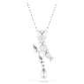 Pendente Matrix, Taglio misto, Bianco, Placcato rodio - Swarovski, 5700420