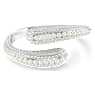 Brazalete Sublima, Perla de cristal, Talla redonda, Blanco, Baño de rodio - Swarovski, 5700923