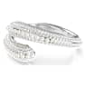 Brazalete Sublima, Perla de cristal, Talla redonda, Blanco, Baño de rodio - Swarovski, 5700923