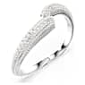 Brazalete Sublima, Perla de cristal, Talla redonda, Blanco, Baño de rodio - Swarovski, 5700923