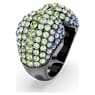 Sublima cocktail ring, Round cut, Multicolored, Ruthenium plated - Swarovski, 5700926
