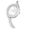Dextera Asymmetric watch, Swiss Made, Metal bracelet, Silver tone, Stainless Steel - Swarovski, 5700996