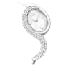 Dextera Asymmetric watch, Swiss Made, Metal bracelet, Silver tone, Stainless Steel - Swarovski, 5700996