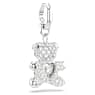 Charm Symbolica, Orso, Bianco, Placcato rodio - Swarovski, 5701277