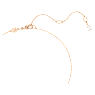 Hyperbola Anhänger, Verschiedene Schliffe, Weiß, Roségold-Legierungsschicht - Swarovski, 5701494