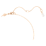 Stilla Attract pendant, Square cut, White, Rose gold-tone plated - Swarovski, 5701904