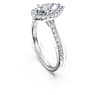 Eternity 헤일로 솔리테어 링, 랩 그로운 다이아몬드 1.3ct tw, 믹스 쉐입, 18K 화이트 골드 - Swarovski, 5702181
