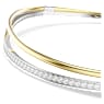 Hyperbola 頸鍊, 圓形切割, 白色, 多種金屬潤飾 - Swarovski, 5702408