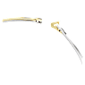 Hyperbola choker, Round cut, White, Mixed metal finish - Swarovski, 5702409
