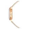 Matrix Tennis Chrono watch, Swiss Made, Leather strap, Beige, Rose gold-tone finish - Swarovski, 5702849